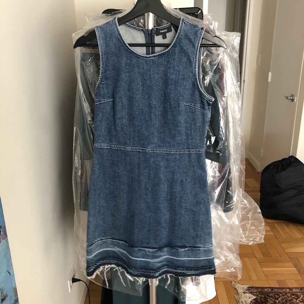 Theory Denim Dress - Picture 3 of 11
